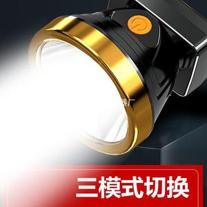 Linterna frontal LED con batería recargable de 3000 mAh, alta luminosidad, ajustable, para pesca, minería y exploración al aire libre - Product Image 3