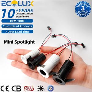 Ingebouwde aluminium spotverlichting anti-verblinding 3CCT RA80 1W ronde mini COB LED spots - Product Image 1