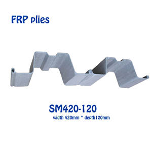 Pile de feuille de fibre de verre de FRP pour le poids léger durable de digue - Product Image 5