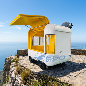 Customizable Yellow White Mobile Food Truck Electric Ice Cream Truck Mobile Fast Food Truck Manufacturer Direct <b>Sales</b> - Product Image 1