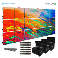 Écran LED d'affichage vidéo pour église, intérieur/extérieur, P3.91, 500*500mm, couleur intégrale, 5000cd, IP65, étanche, panneau mural vidéo LED