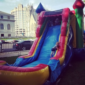 Taglie per adulti castello di salto gonfiabile palloncino buttafuori per grandi bambini casa di rimbalzo gonfiabile bluey parco giochi buttafuori con scivolo - Product Image 6