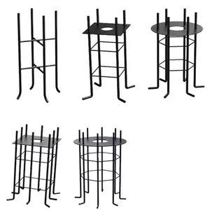 HL Ground Cage Street Lamp Base Foot Bolt Perforated Welded Foot Bolt Round Pre-embedded Parts