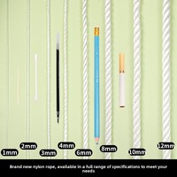 Corde en nylon blanc haute résistance et résistante à l'usure, modèle N, pour la fixation de cordes à linge et de film plastique pour serres
