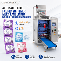 Machine d'emballage multi-voies pour sachets de détergent liquide, shampoing, jus, lessive, adoucissant textile