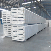 Panneaux de toiture imperméables de 100mm panneaux sandwich en pu panneaux isolants de toiture en mousse de polyuréthane pir