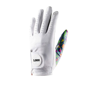 Guantes de Golf de Piel de Cabretta Negra de Alta Calidad con Logotipo Personalizado, Antideslizantes, Suaves y Transpirables, con Cierre de Velcro para Unisex - Product Image 4