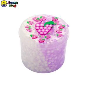 ชุดทำสไลม์เนื้อโฟมผลไม้สองสี JITENG ยืดหยุ่น ไม่เหนียว ช่วยคลายเครียด ของเล่นสไลม์ DIY ชุดสีสันสดใส ของเล่นดินน้ำมัน - Product Image 6