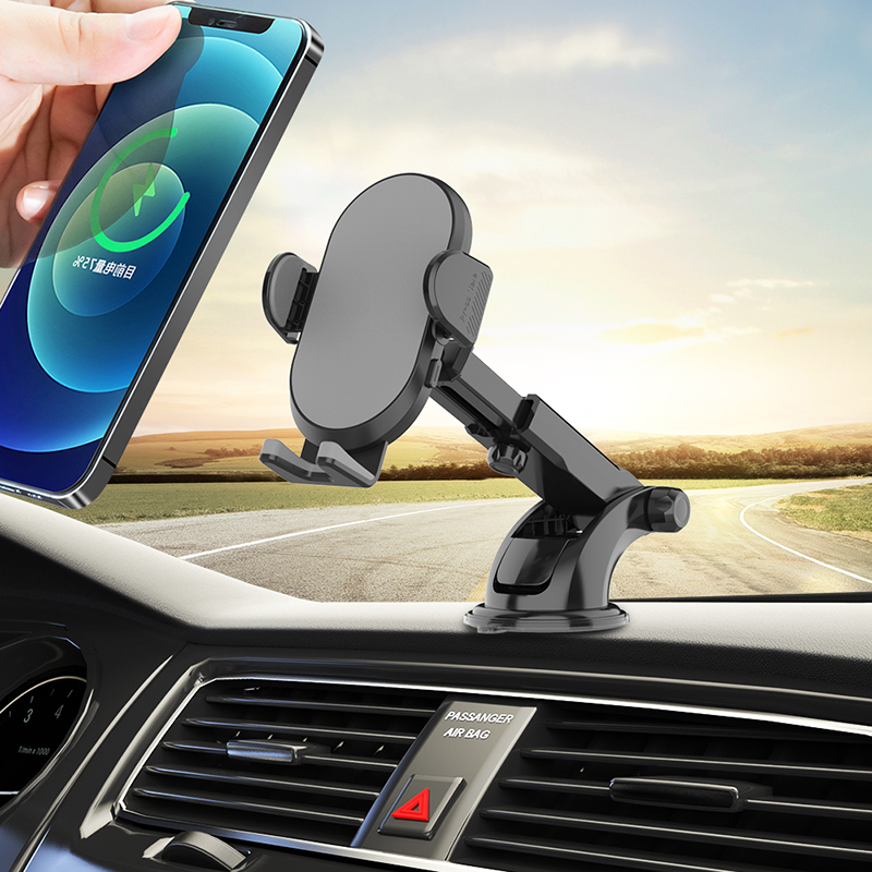GULAKI HCF110 Universal Car Phone Holder - Dashboard Suction Cup Mount for Smartphones