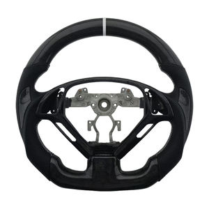 Nuevo Volante Deportivo de Cuero Perforado con Diseño de Panal de Abeja para Infiniti G27 G37 - Product Image 1