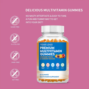 Complément alimentaire multivitaminé pour adultes en forme de bonbons gélifiés antioxydants, riche en vitamines, favorise le métabolisme, l'immunité et l'énergie - Product Image 3
