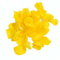 Vente d'usine - Pétales de fleurs naturelles parfumées, blanches, biologiques et préservées, couleurs rose et bleu, boîte carrée de Noël 10g, confettis de mariage