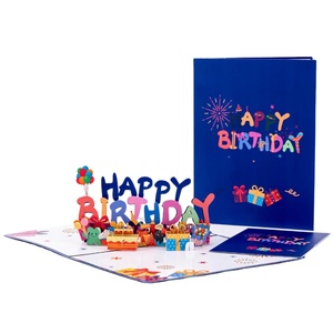 Cartes de vœux uniques pliables 3D amusantes avec enveloppes pour femmes, hommes, enfants, amis - Product Image 4