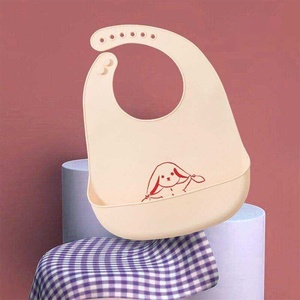 Babero de Silicona para Bebé, Impermeable, con Cuello Ajustable, Delantal para la Hora de Comer de Niños Pequeños, Diseño 011, Logotipo Personalizado, Venta al Por Mayor - Product Image 2