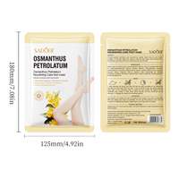 Masque nourrissant pour les pieds SADOER à l'osmanthus 40ml, hydratant, réparateur pour peaux sèches, soin des talons, chaussettes de pédicure adoucissantes pour usage quotidien