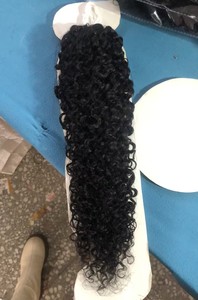 Extensiones de Cabello Humano Rizado Birmano para Crochet, Trenzas de Cabello Natural Pre-Separadas, Fácil Instalación para Mujeres Negras - Product Image 2