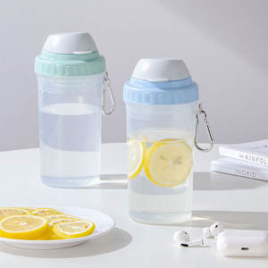 Bouteille d'eau de sport en plastique de 500 ml, tasse portable réutilisable et étanche pour le fitness en plein air et l'usage quotidien - Product Image 4