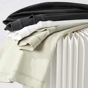 Vente en gros de tissu en spandex/polyester de haute qualité, 230 g/m², décontracté, uni, patchwork, imprimé, col rond, tricoté, coupe régulière, séchage rapide, unisexe - Product Image 5