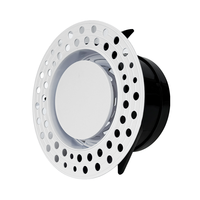 Grille de ventilation d'extraction et de retour d'air moderne en plastique, ultra-mince, sans cadre, invisible et encastrée, avec installation facile