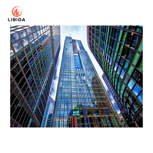 Thông Gió đơn vị thanh nhôm khung cấu trúc kính Rèm tường ốp hệ thống thiết kế Phục Hưng - Product Image 4