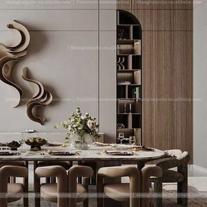 <span class=keywords><strong>Table</strong></span> à manger ovale allongée3mtable à manger de luxe ensemble moderne 10 places italien léger luxe <span class=keywords><strong>table</strong></span> à manger designer-personnalisé - Product Image 3