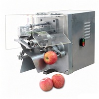 Commerciële elektrische appel schiller, ontpitter, snijder en appelkernmachine