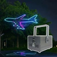 Projecteur laser cube RGB haute puissance Sky 10w, DJ disco, animation 3D couleur pleine, lumière laser de scène