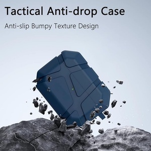 Custodia Protettiva Retrò in TPU per Tutti i <span class=keywords><strong>Modelli</strong></span> <span class=keywords><strong>AirPods</strong></span> 1 2 3 4 Pro 2 Pro 3, Cover Rigida Vintage per Uomo EDC - Product Image 4