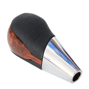 चमड़े यूनिवर्सल लकड़ी सभी कारों के लिए स्वत: गियर शिफ़्ट घुंडी - Product Image 2