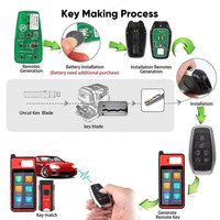 Autel IKEYAT006DL IKEY Clé universelle intelligente à 6 boutons utilisée avec la machine à copier de programmation de clés de voiture Altra KM100 IM508S IM608S II