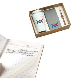 2024 New Business Box 3 Pieces Executive Leather Diary Notebook and <b>Pen</b> Gift Set for Corporate - Product Image 3