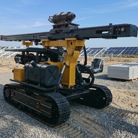 Foreuse hydraulique polyvalente avec moteur et pompe pour sols complexes – Haute capacité de charge pour des fondations stables sur terrains inégaux