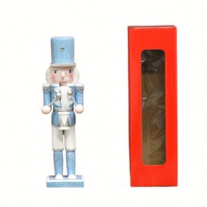 Figura Decorativa de Soldado Cascanueces de Madera de 12 Pulgadas, Pintada a Mano, para Decoración Navideña, Regalos y Adornos para el Hogar - Product Image 6