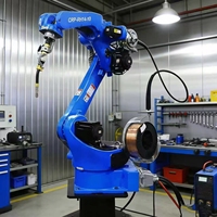 Bras de robot industriel à 6 axes, charge utile de 10 kg, portée de 1400 mm, haute précision, soudage, manutention, chargement et déchargement, robots industriels