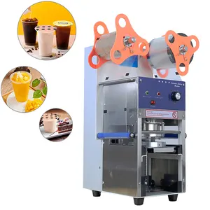 Hoge Kwaliteit 98Mm 95Mm 90 Mm 75Mm 60Mm 95 90 Mm Mini Kleine Boba Sap Semi Auto Automatische Cup Seal Machine Sealer