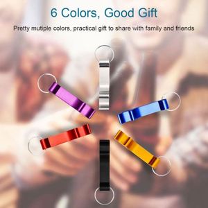 Porte-clés multifonctionnel coloré Huashanqi, ouvre-bouteille pratique, logo publicitaire, petit cadeau pour une utilisation promotionnelle et commerciale - Product Image 2