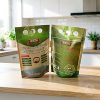 Sacs d'emballage alimentaire personnalisés anti-humidité, sachets refermables de qualité alimentaire pour snacks, pochettes à fermeture éclair anti-humidité