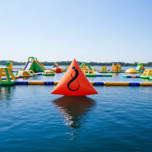 <span class=keywords><strong>Bouée</strong></span> gonflable personnalisée pour marques de course Bouées d'eau gonflables Ponton flottant Équipement de jeu aquatique pour les courses de triathlon <span class=keywords><strong>Jeux</strong></span> - Product Image 1