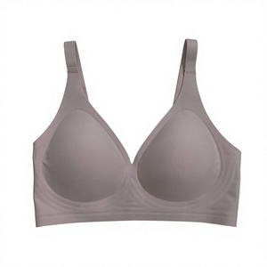 <span class=keywords><strong>Reggiseno</strong></span> da donna ODM OEM con stampa leopardata e tinta unita, con ferretto, scollo a V, senza cuciture, vestibilità comoda, taglie forti, lavabile in lavatrice, con inserti in gel. - Product Image 4