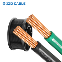 Cables Eléctricos de Cobre JZD OEM/ODM UL83 600V THHN THWN 14AWG 12 AWG 8AWG 6AWG con Cubierta de Nailon
