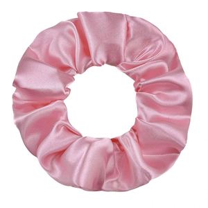 Bulk Wholesale Women's Blue <b>Accessories</b> Scrunchies Custom Silk Satin Elastic 12Cm Fashion Hair Tie - Product Image 3