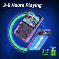 Lecteurs de jeux portables HOT K36 RK3326 Console de jeux vidéo Système open source Écran IPS de 3.5 pouces Offre un cadeau d'expérience nostalgique