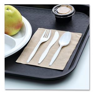 Couteaux à découper en polypropylène enveloppé de style moderne, poids moyen, Boardwalk KNIFEIW, 1000/carton, blanc - Product Image 1