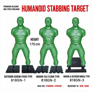 Maniquí de Camuflaje con Forma Humana para Prácticas de Asesinato, con Ventosa Móvil, Material de Silicona - Product Image 1