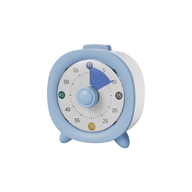 Electric Visual Timer for Elementary School Students Self-Discipline Tool with Learning Countdown Reminder