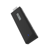 Mego1 GTV Realtek RTD1332 2K Ultra HD, 1GB de RAM, 8GB de Almacenamiento, WiFi de Doble Banda, BT 5.0, Control Remoto por Voz, Android TV Stick, el Más Popular