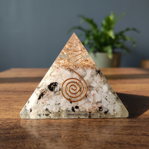 Wholesale Agate Turquoise <b>Crystal</b> Copper Energy Pyramid Semi-Precious Stone Crafts Reiki Charged <b>Orgone</b> Pyramid - Product Image 6