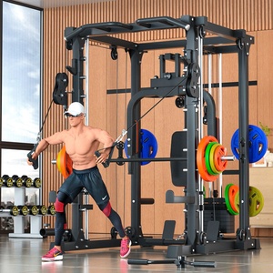 Smith in acciaio completo Trainer palestra attrezzature per il Fitness Gantry per uso domestico combinazione di corpo Unisex universale multifunzionale - Product Image 2