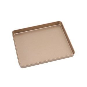 Rectangular Baking Tray Non Stick Gold 12x16 Inch Oven Safe Dishwasher Safe For Home Kitchen Baking Tools - Product Image 4