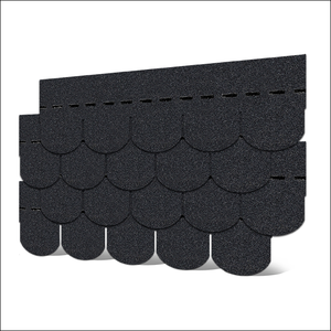 Hoge Kwaliteit Voor Moderne Stijl Huisvesting Bouwmaterialen Multi-Color Waterdichte Vis Schaal Asfalt Dakspanen - Product Image 4